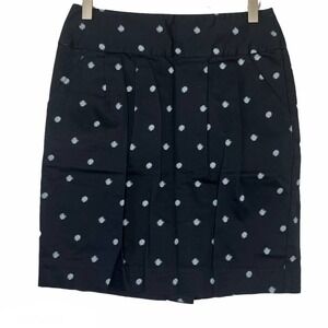 GAP Factory Womens 4 Polka Dot Mini Pencil Skirt Navy Blue - Sz 4